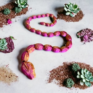 Articulating Snake Fidget Toy: 3D Printed Reptile, 24-Inch
