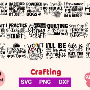 Pacote de artesanato com 93 arquivos, design gráfico PNG SVG DXF, sublimação, Cricut, impressão sob demanda, camiseta, bolsa tote, outros projetos, uso comercial