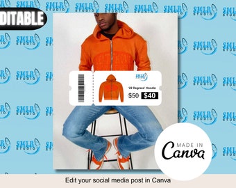 Editable Fashion Content Template | Instagram Post