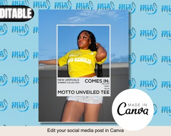 Editable Fashion Content Template | Instagram Post