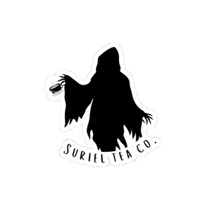 Suriel Tea Co. Booktok Sticker