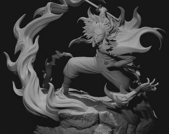 DEMON SLAYER - Rengoku STL für 3D-Druck