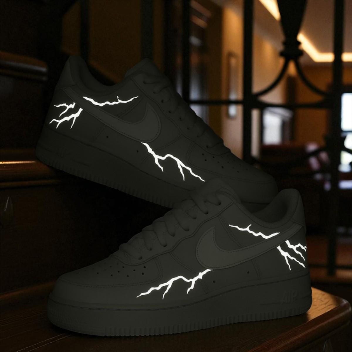 sneakers with lightning bolt jordan 1