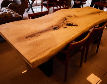 Mesa de comedor One Piece Ash Live Edge "RARE FIND"