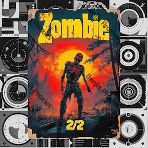 Zombie Token 2/2 - Magic the Gathering (MTG) Token