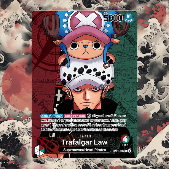 Trafalgar Law (red/green Version) - Alternate Token - One Piece CG
