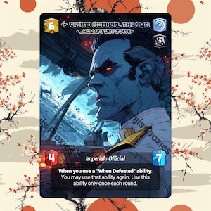 Großadmiral Thrawn – …Wie bedauerlich (Folie – Mit Text) – Alternativer Anführer-Token – Star Wars Unlimited (Sprung zu Lichtgeschwindigkeit)
