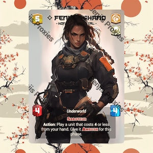 Fennec Shand - Honoring the Deal (Foil - With Text) - Alternate Leader Token - Star Wars Unlimited