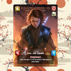 Anakin Skywalker - What it Takes to Win (Foil - With Text) - Alternate Leader Token - Star Wars Unlimited