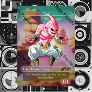 Copia token 1/1 (versione Buu V2) - Gettone Magic the Gathering (MTG).
