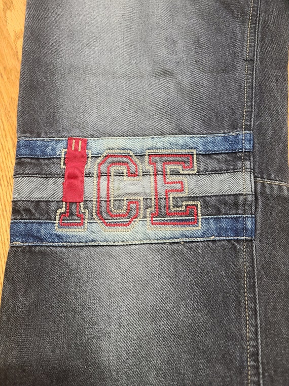 Rare Mens Vintage Ice Pole Black Denim Jeans 29x3… - image 3