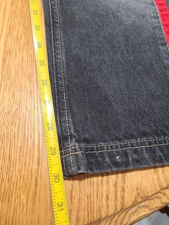 Rare Mens Vintage Ice Pole Black Denim Jeans 29x3… - image 10