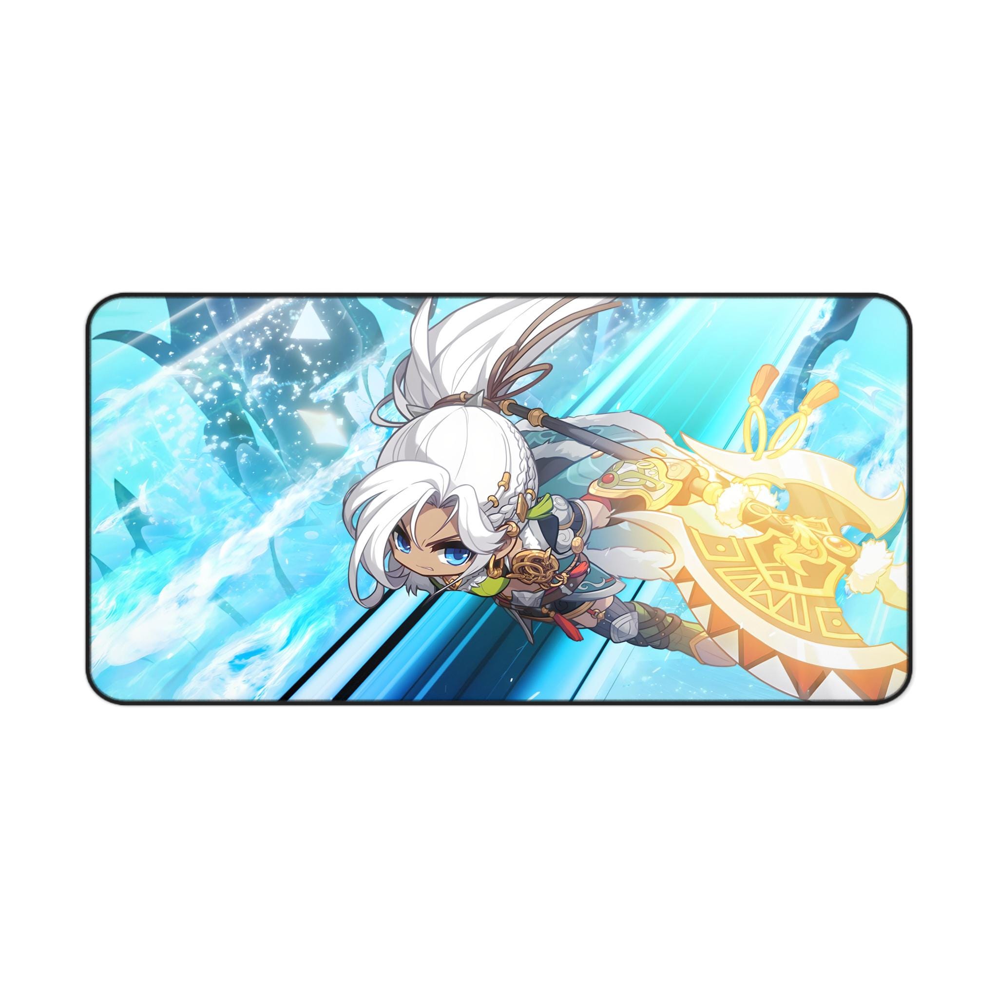 メイプルストーリー祭り1等 レン デスクマット ピンク