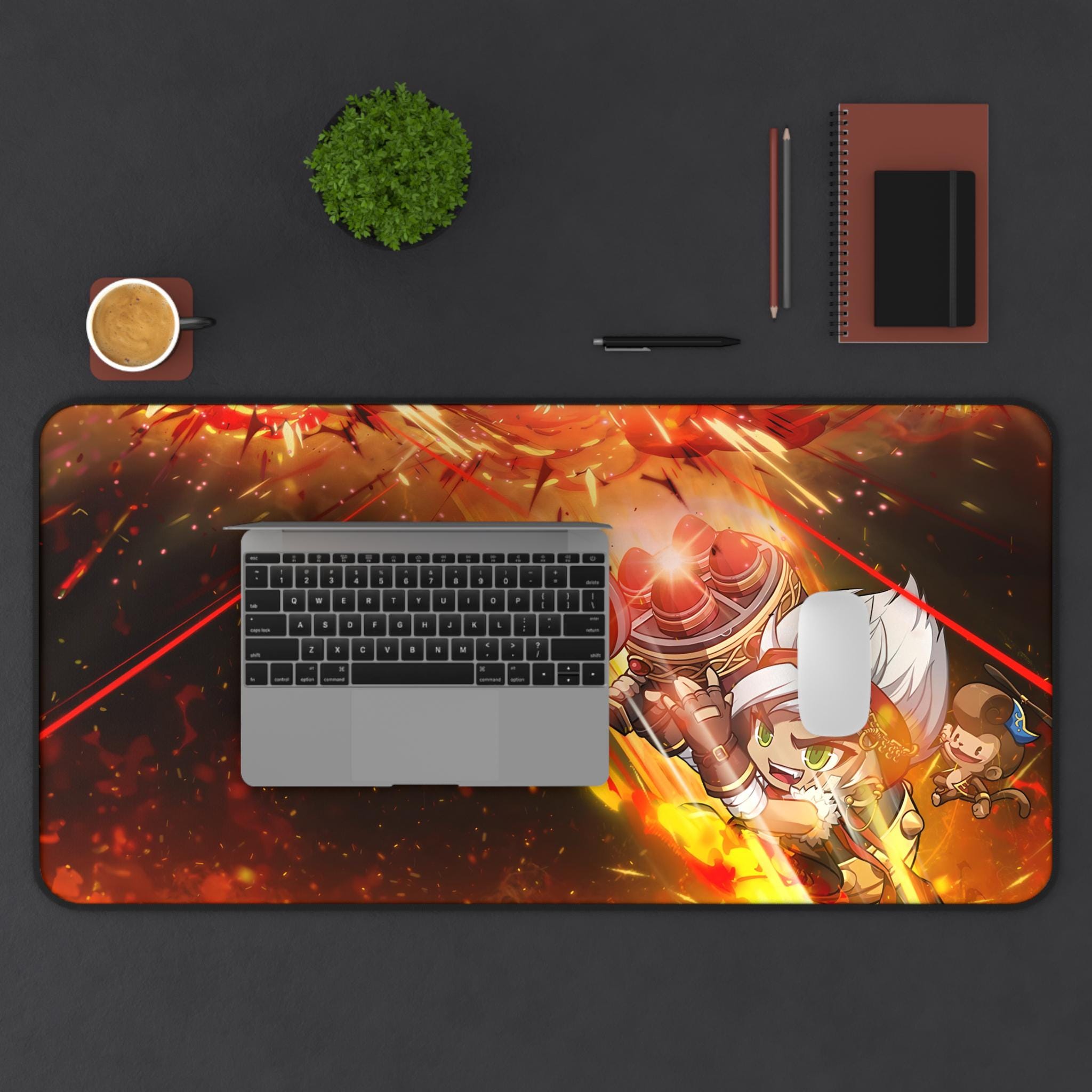 レン　デスクマット　メイプルストーリー　黒 レン デスクマット メイプルストーリー 黒 71JMN3eWZJS._AC_UF350,