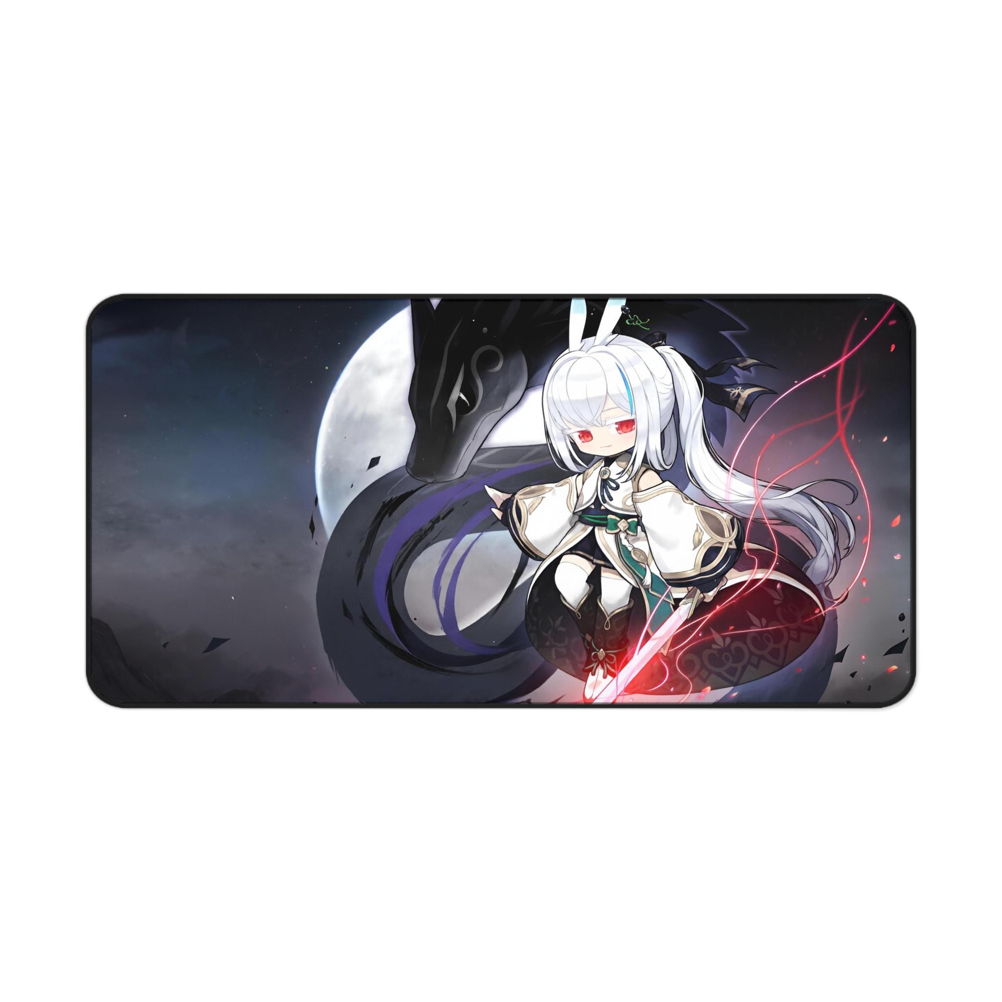 メイプルストーリー　メイポ　オフイベント　ガチャ　景品　デスクマット　レン メイプルストーリーガチャ景品 レン デスクマット ピンク - メルカリ