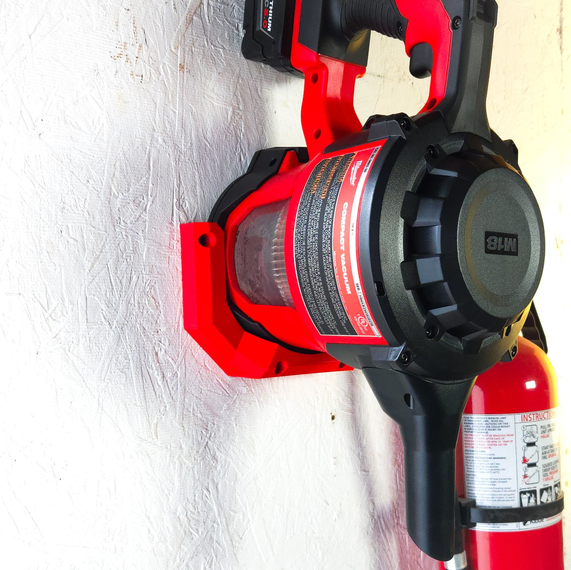 Wall Hanger for Milwaukee M18 Vacuum Cleaner 0882 20 Etsy Canada