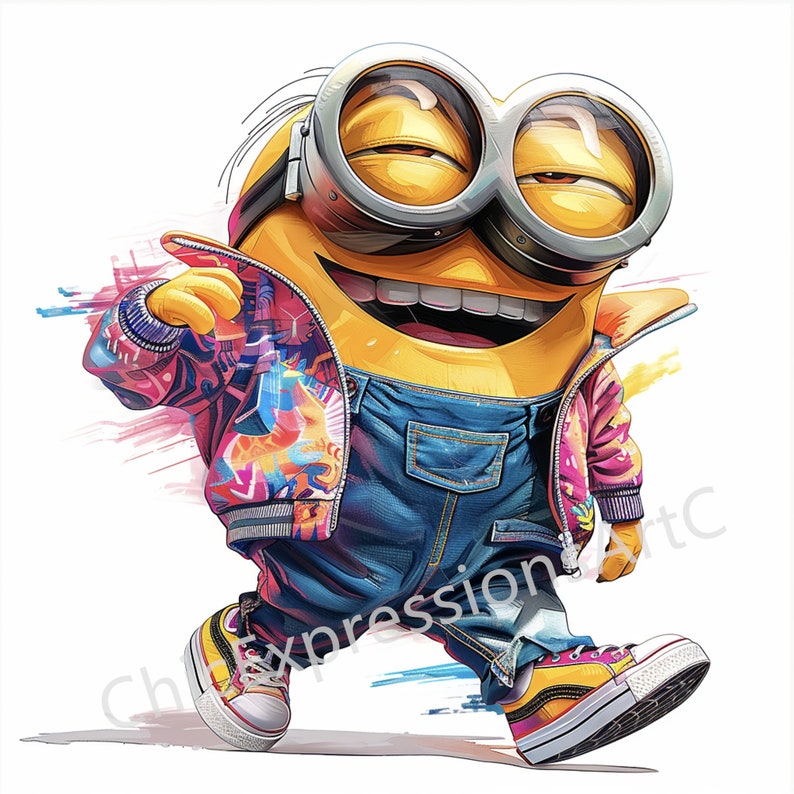 Happy Minions PNG Minions Wearing Beautiful Fashionable Clothes ...