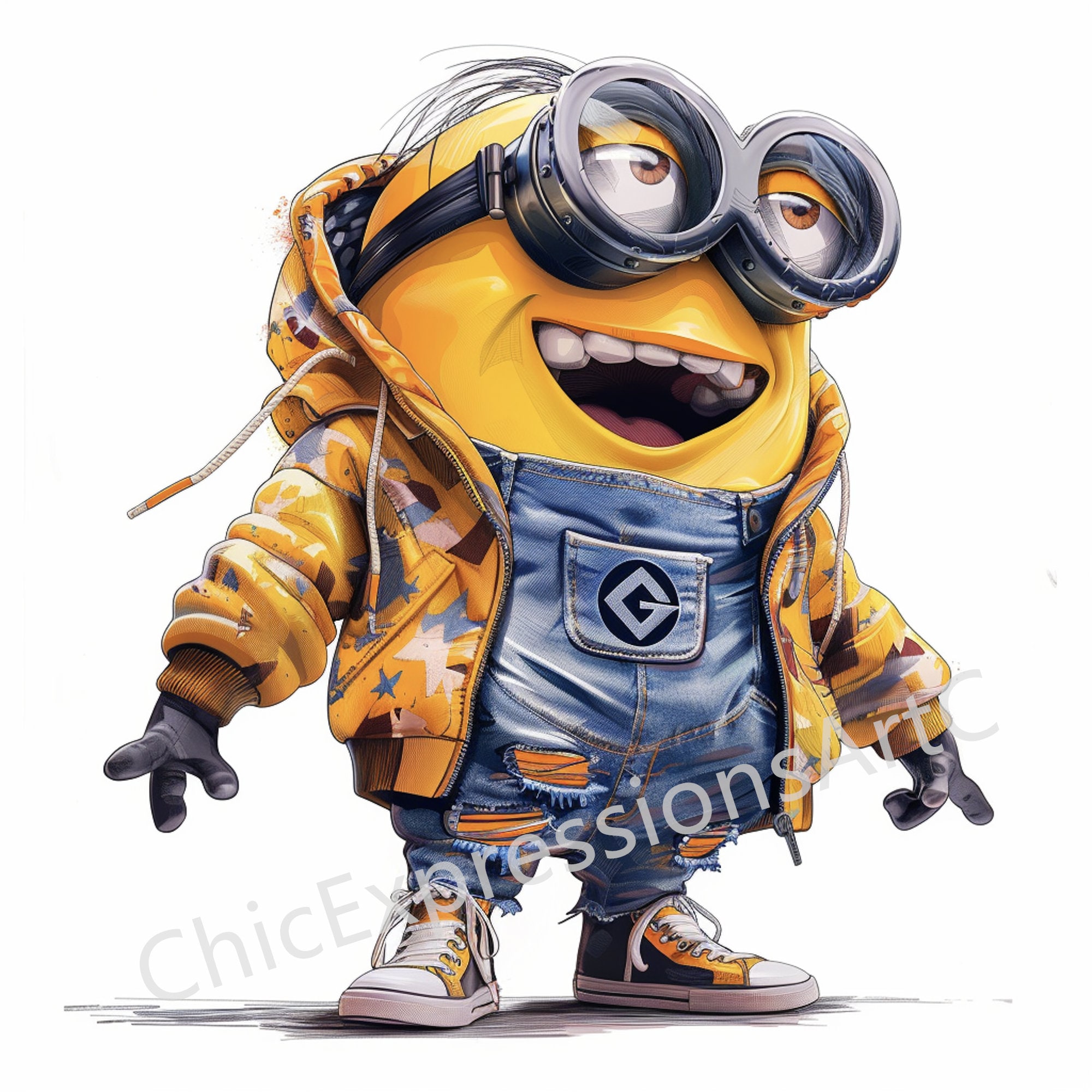 Happy Minions PNG Minions Wearing Beautiful Fashionable Clothes ...