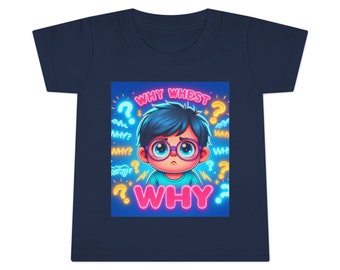 T-shirt Baby Talk « WHY » pour tout-petit