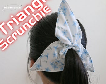 Triangle Scrunchies, haarband, Cute Scrunchies, Patterned Scrunchies, haaraccessoires, cadeau voor haar, cadeau voor kinderen, cadeau voor meisjes