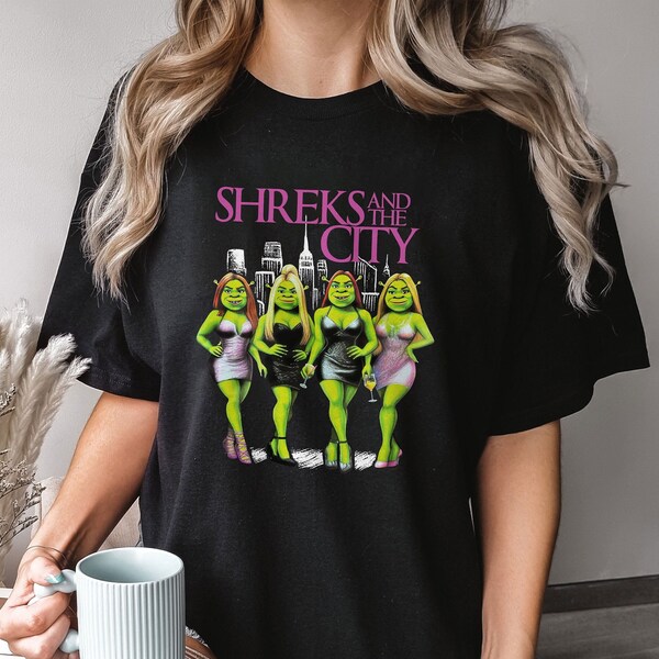 Shreks And The City Shirt, Shrek Funny Trending Shirt, Shrek Face Meme Shirt, Funny Shirt, Unisex Trending Shirt, Funny Gift T-Shirt