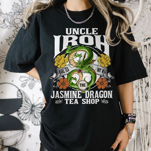 Avatar Sweatshirt Hoodie, The Last Airbender Shirt, Vintage Retro Uncle Iroh's Jasmine Dragon Tea Shirt, Airbender Shirt, Cartoon Series