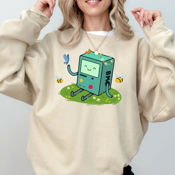 BMO Adventure Shirt, Cute Cartoon Shirt, Adventure Time Shirt, BMO Time Shirt, Adorable Tee, Cartoon Gifts