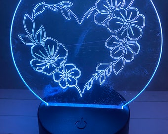 Illuminary Plate - Heart of Flowers