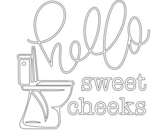 Illuminary Plate - Hello Sweet Cheeks