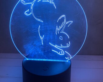 Illuminary Plate - Leaping Rabbit
