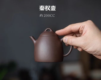 Tetera china Yixing hecha a mano Zisha Tian Qing de 200cc, tetera Tian Qing Ni "Qin Quan", tetera Gongfu, tetera teaworldsupply