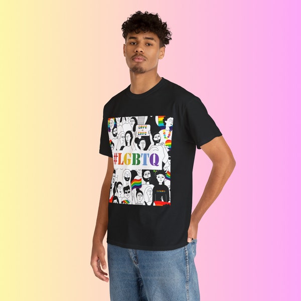 LGBTQ Stolz Gay-Pride Bekleidung Unisex Rainbow Gay T-Shirt Pride Geschenk Queer CSD GAY Homosexuell Love is Love