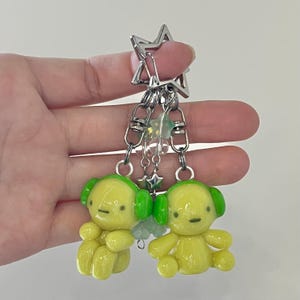 Smiski Headphone Full Body Keychain