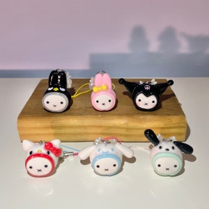 Miffy Snowman Mascot Keychain