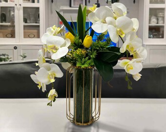 BlossomCraft Studio Handmade - Exclusive Design orchid Flowers Arrangement