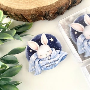 Little Baby Rabbit Baby Shower Favors, Wood Magnet, First Birthday Gifts, New Born Favors, Baby Shower Host Gifts, 1st Birthday Party Favors