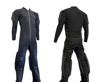 Handmade Free-fly Paragliding/Skydiving/Wind Tunnel Jumpsuit with Grip Handles available in Multi Color Combinations + Free Shipping
