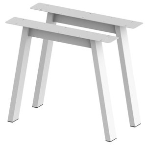 BK Styl 2 x Pieds de Table en Métal Type A Pied de Table en Profilés 80x40mm Pieds de Table, Banc de Bureau, Meubles, Industriel image 5