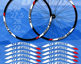 Bicycle rim stickers DT Swiss. A set of stickers for the rim in any color! cycling