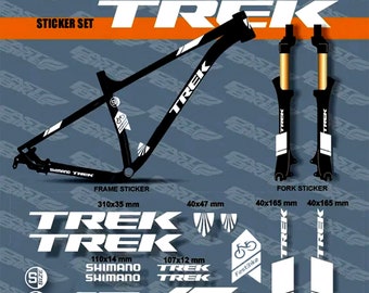 Bicycle stickers Trek. A set of stickers for the frame and fork in any color! cycling