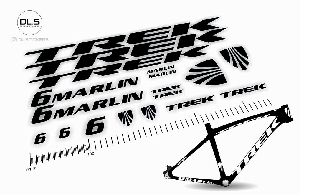 Trek decals on sale for bicycles