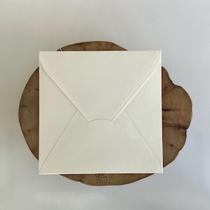 Sobre, Sobre para invitación de boda, Sobre para correo, Sobre cuadrado, 17 cm x 17 cm
