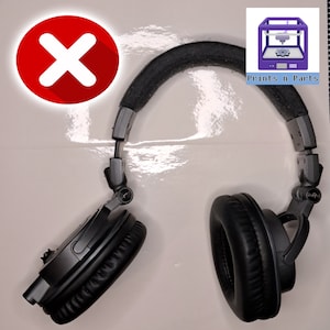 Audio Technica ATH-M50X Replacement Hinge Fix Repair- No tools required! ATH-M50XBT2 ATH-M50XBT