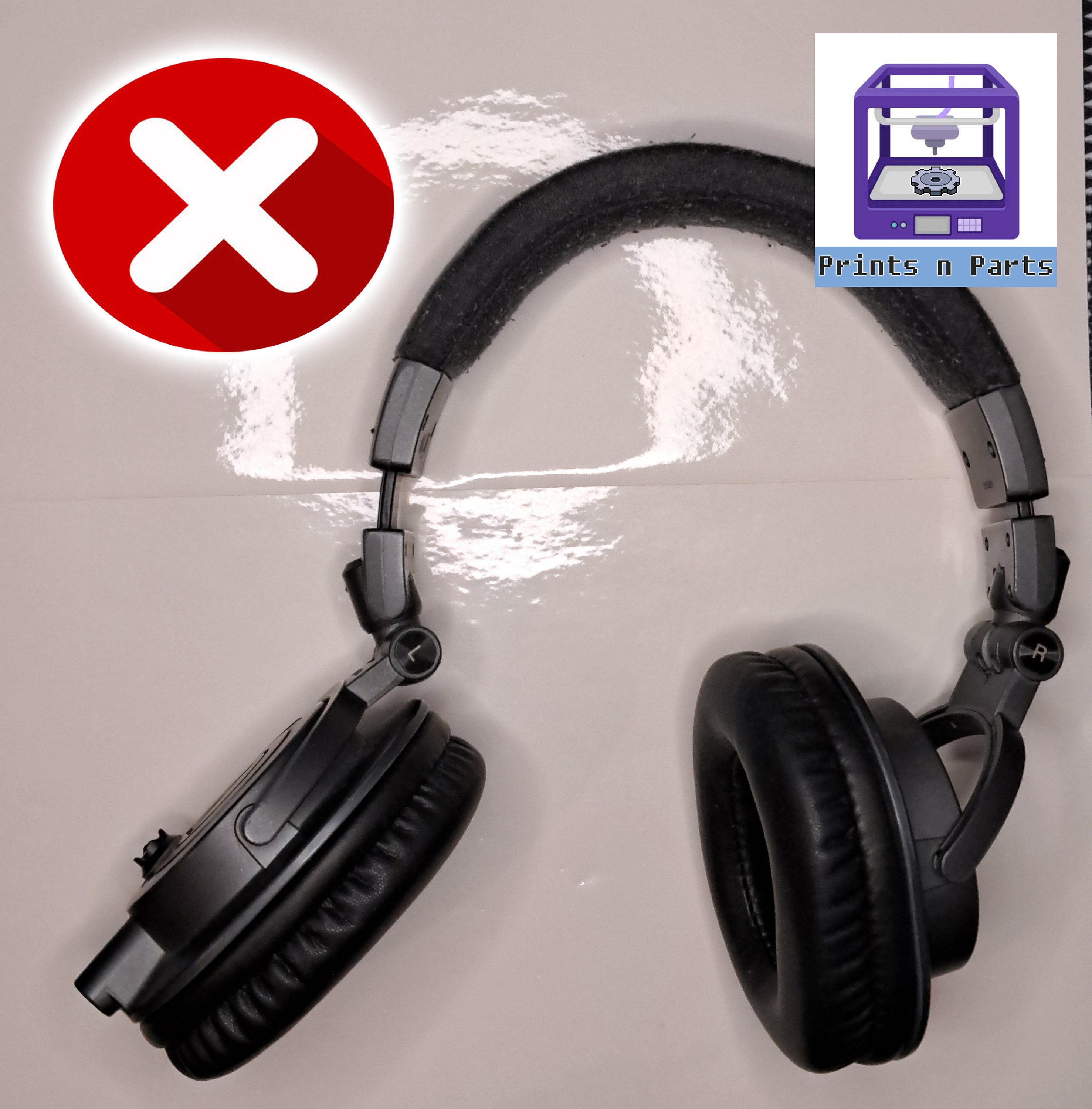 Audio Technica ATH-M50X Replacement Hinge Fix Repair- No Audio Technica ATH-M50X Replacement Hinge Fix Repair- No