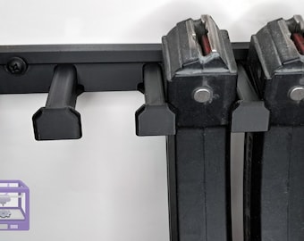 Ruger 10/22 BX-25 / BX-15 / BX-10 Magazine Mount Wall Cabinet Hanger Mag Organiser 1022