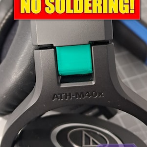 Audio Technica ATH M40X M40 Replacement Hinge Swivel Fix Repair - NO SOLDERING Required! 385409190, 385409180
