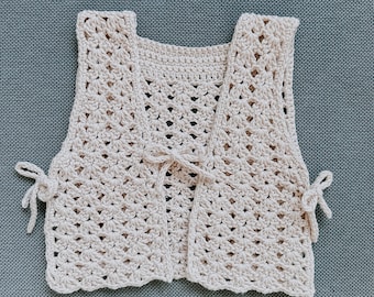 Seashell Baby Vest Crochet Pattern