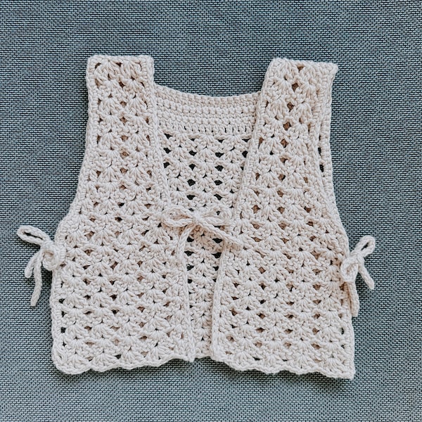 Seashell Baby Vest Crochet Pattern