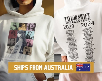 Taylor Swift The Eras Tour Hoodie Double-sided, Gifts For Her, Swiftie Shirt, Swiftie Merch, Unisex Swift merch, Swiftie Sweater Hoodie