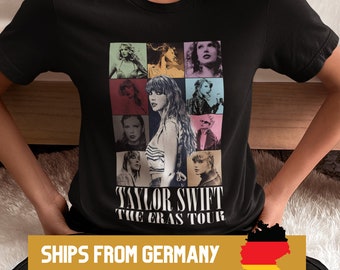 Camiseta Taylor Swift Eras Tour, Eras Tour Merch, The Eras Tour Tee, Regalos para ella, Mercancía de concierto, camisa Swiftie Merch, Swiftie Tee Unisex